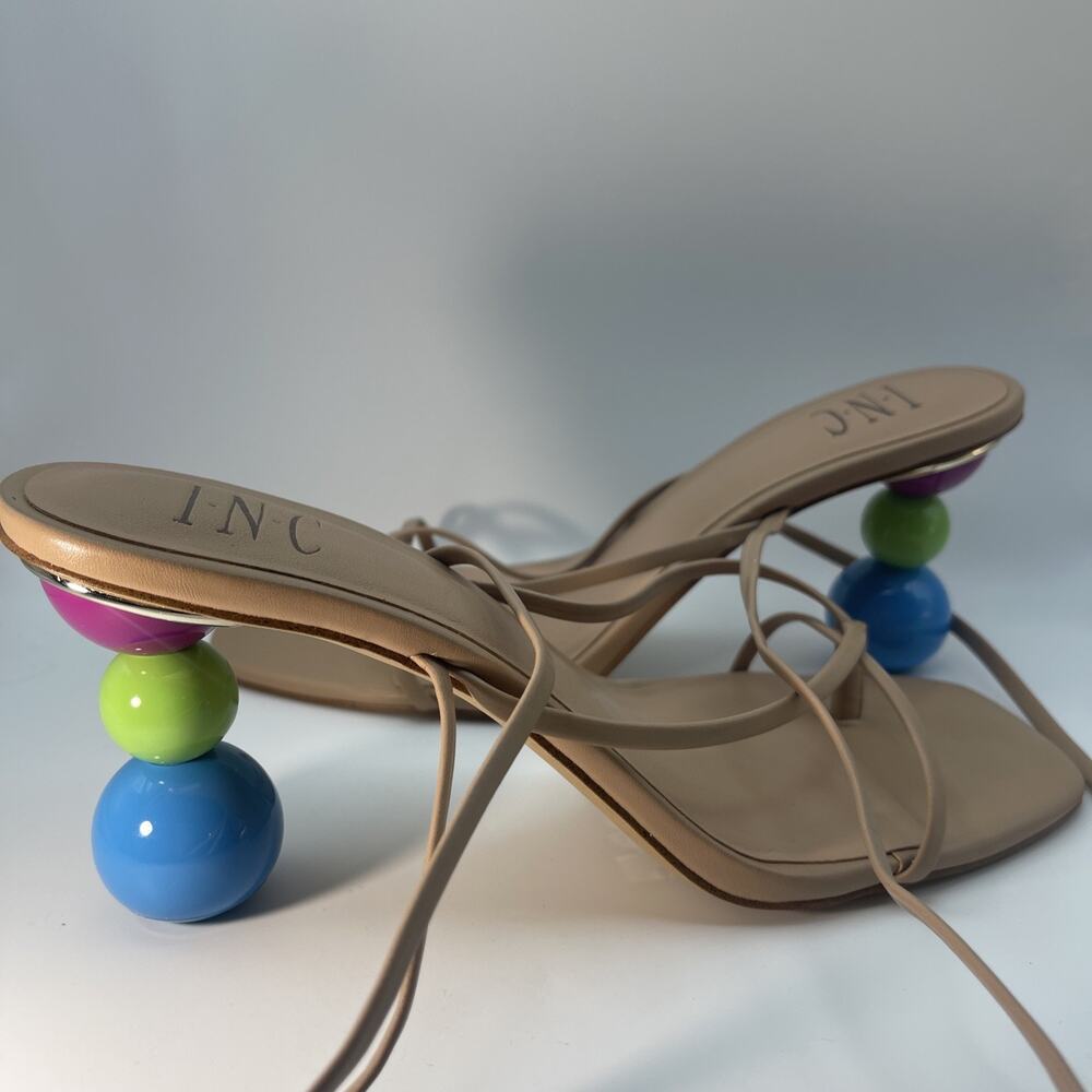 INC Lillias Lace-Up Sandals Size 8